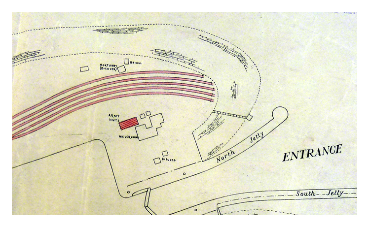1941 - G.W.R. - Penarth Dock and Harbour - Plan of Dock - of&nbsp;'Increased Accommodation for Government Requirements' - WWII.