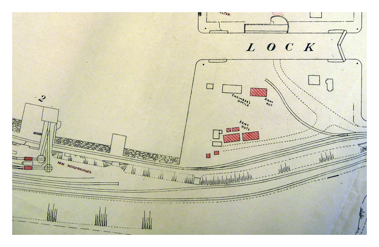 1941 - G.W.R. - Penarth Dock and Harbour - Plan of Dock - of&nbsp;'Increased Accommodation for Government Requirements' - WWII.