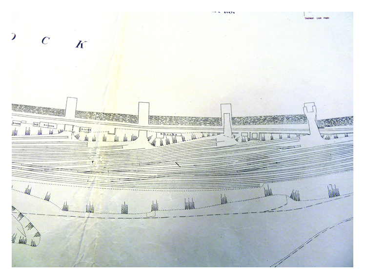 1941 - G.W.R. - Penarth Dock and Harbour - Plan of Dock - of&nbsp;'Increased Accommodation for Government Requirements' - WWII.