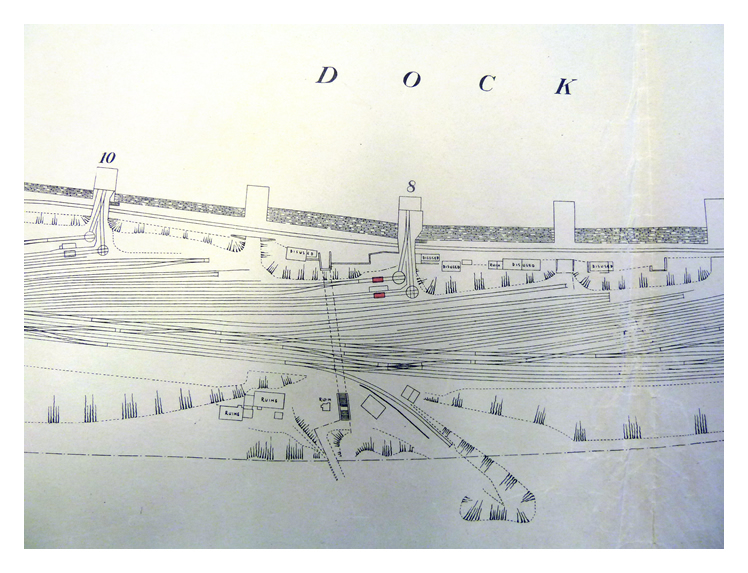 1941 - G.W.R. - Penarth Dock and Harbour - Plan of Dock - of&nbsp;'Increased Accommodation for Government Requirements' - WWII.