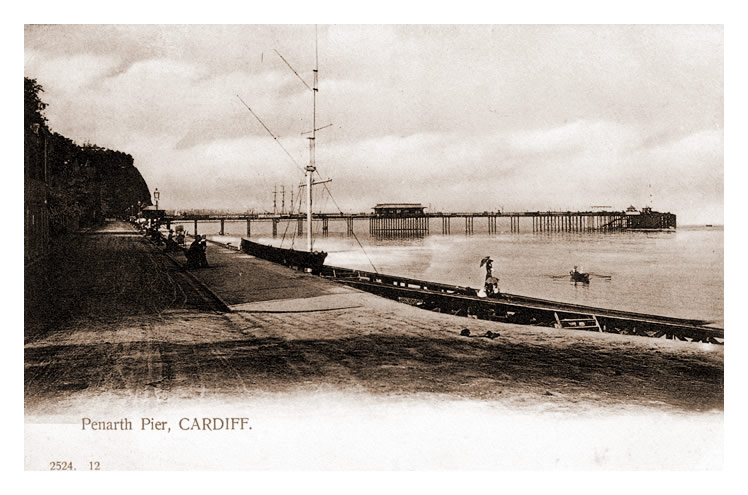 Penarth Pier, Cardiff.