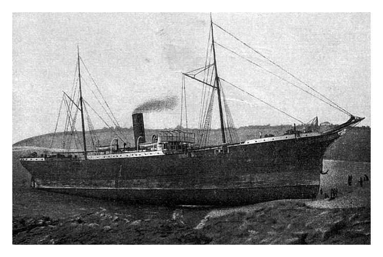 1894 - s.s. 'Eiffel Tower' at Coldknapp.