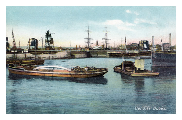 Cardiff Docks.