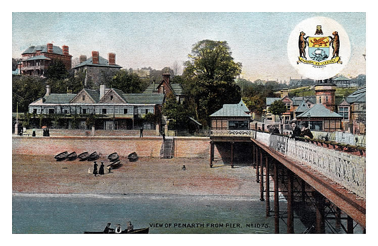 View of Penarth from Pier.