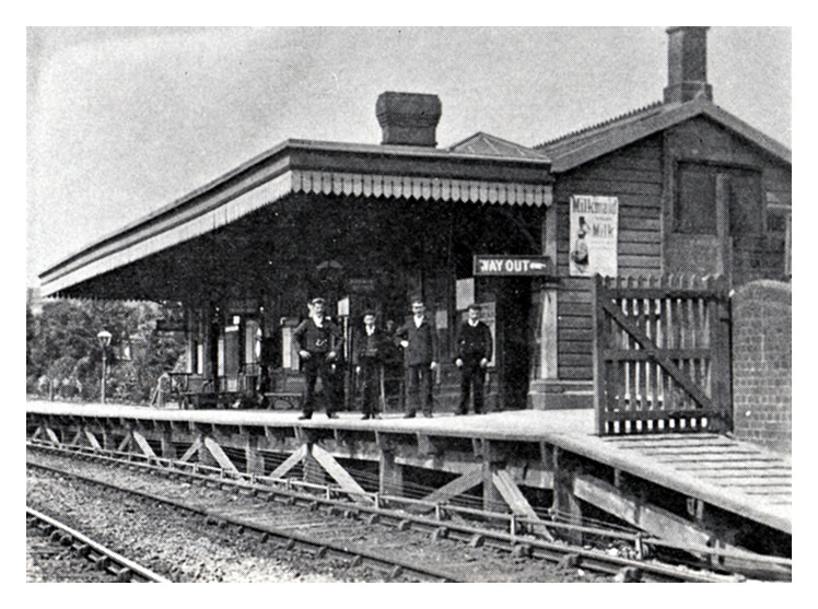 Dinas Powis Railway Station Staff.