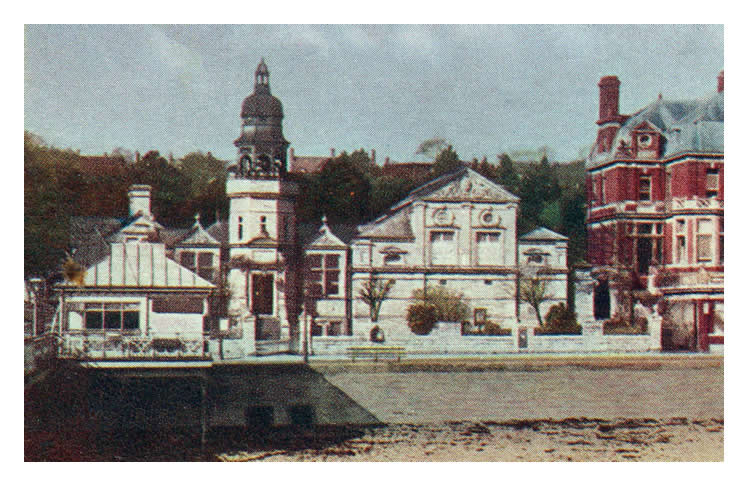 1920's - The Esplanade Hotel, Penarth (plus the Sea-water Public Baths taken from the Pier).