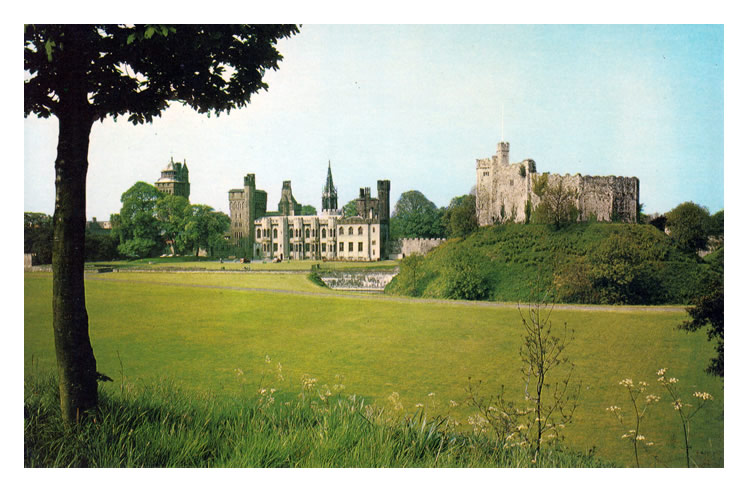 Cardiff Castle and Norman Keep.