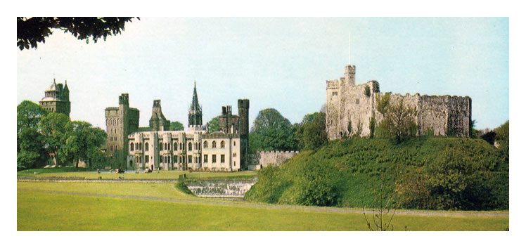 Cardiff Castle and Norman Keep.