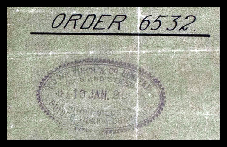 s.s. 'Aira Force' - A Riveting Plan for Marine Boilers for the Penarth Shipbuilding Co.