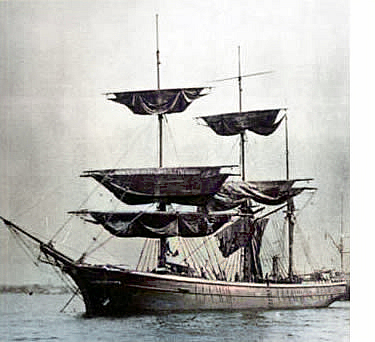 Wooden barque 'Fredenborg'