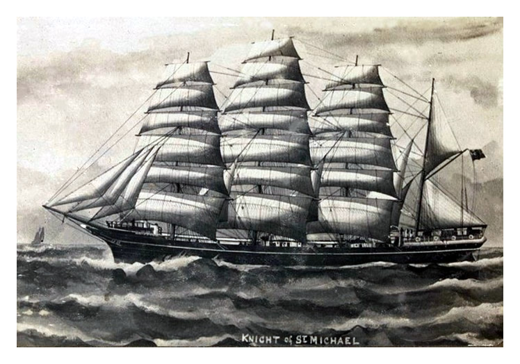 The barque 'Knight of St. Michael'.
