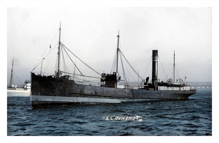 s.s. 'Mungret' was built in 1912 as the 'Sligo' for the Limerick Steamship Company being of 515 gross register tons.