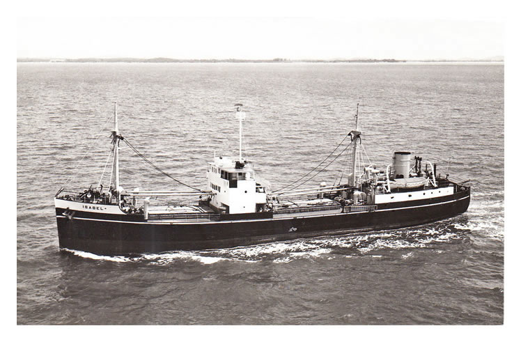 s.s. 'Isabel' formerly ss. 'Dorset Coast' courtesy of Old Ship Picture Galleries.