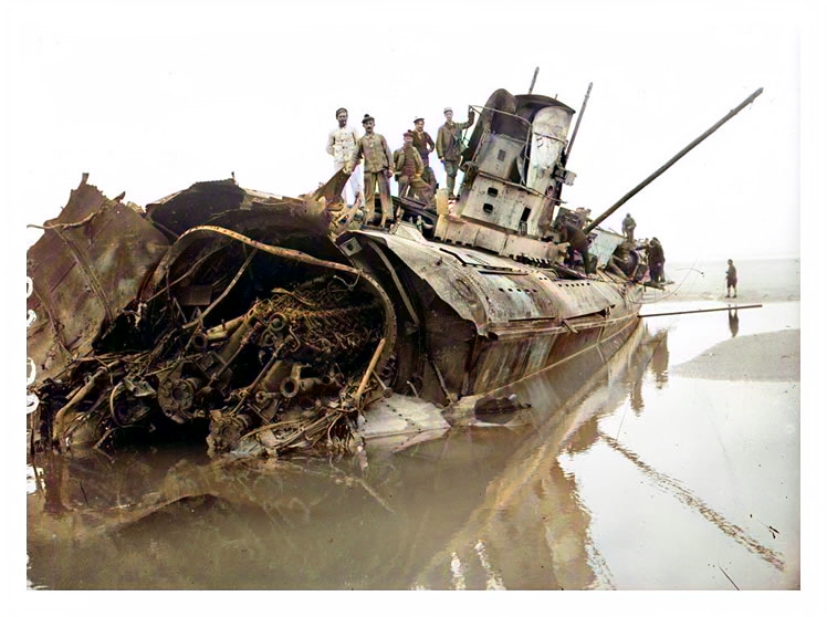 The remains of UC 61.