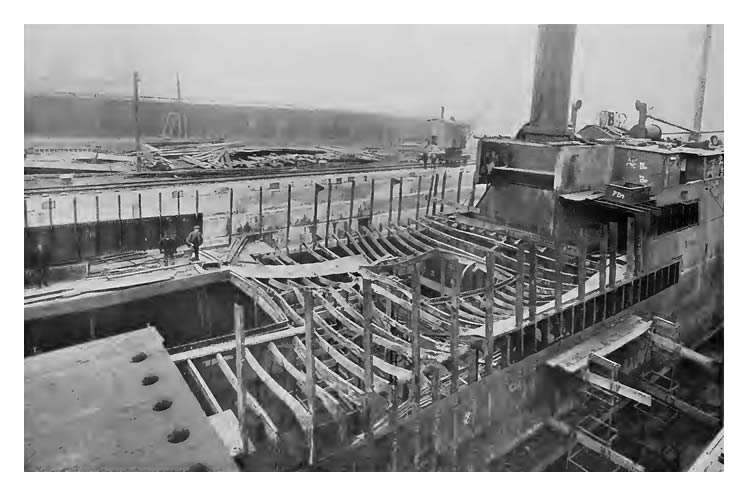 Fire Damage to s.s. 'Colemere', port side, looking aft.
