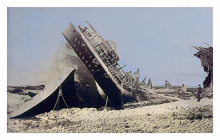 s.v. 'Ben-y-Gloe' wrecked upon Nash Sands.