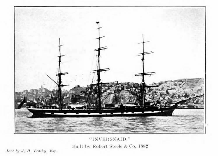 The 1882 Inversnaid, a ship of 1550 tons net. 
