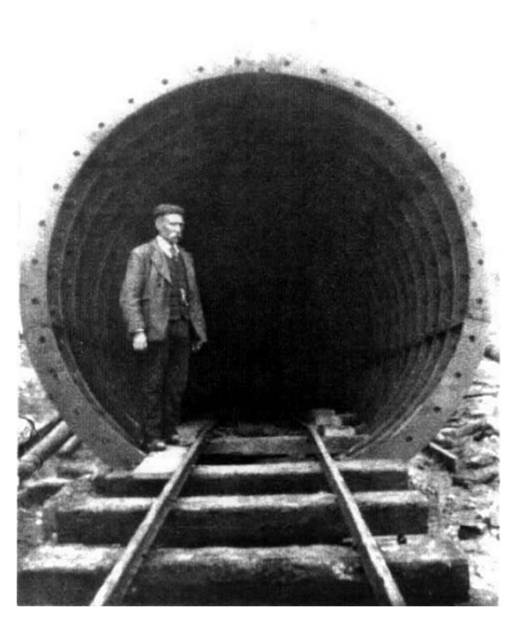 23rd August 1897 - Open end of Siibway on the north bank.