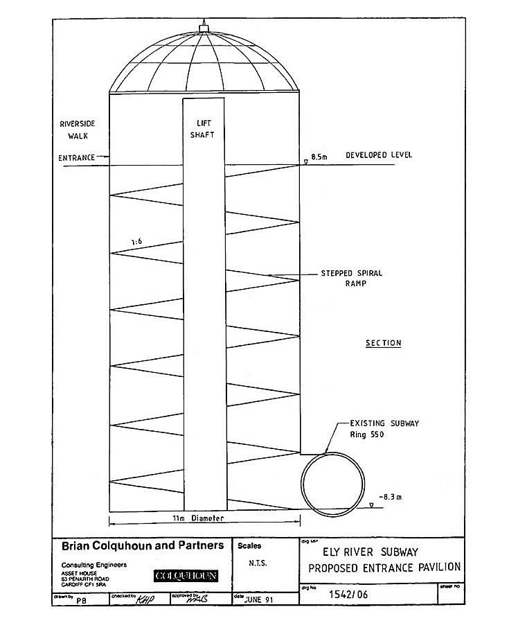 Drawing 1542/06 - Proposed Entrance Pavilion.