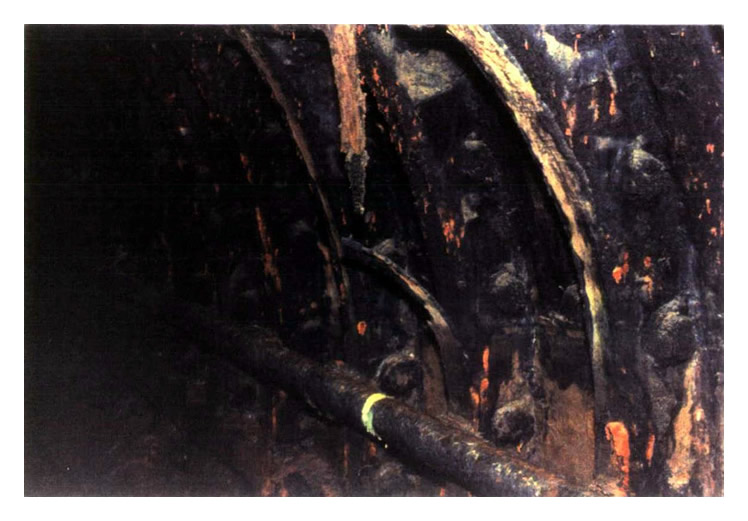 Plate 3/16 - Ring 480 - Middle right segment. Lamination of segment flanges.