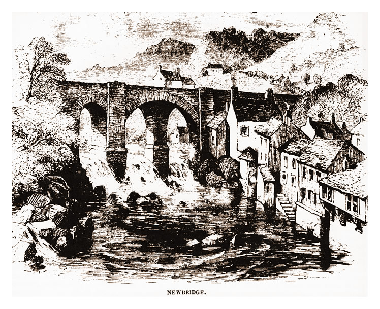 c.1841 - Newbridge - The Mill Street Viaduct as illustrated within The Railway and Industrial Heritage of Pontypridd & District.