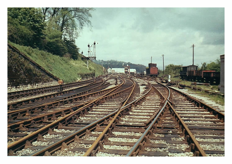 1966 - Twixt Cogan Junction & Llandough signal boxes. 