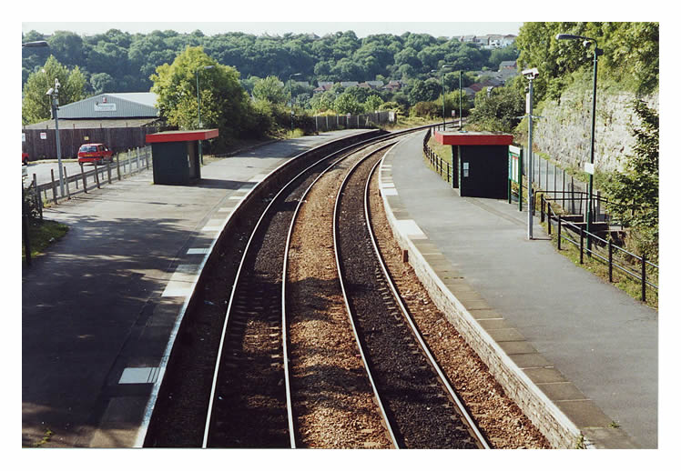 2000 - Cogan Station on the former Barry Railway Company line.