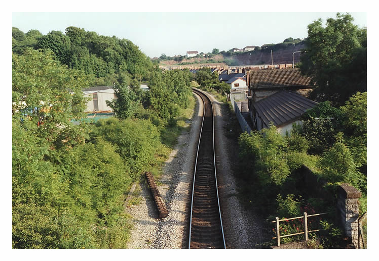 1991 - Just north of the former site of Penarth Dock station.