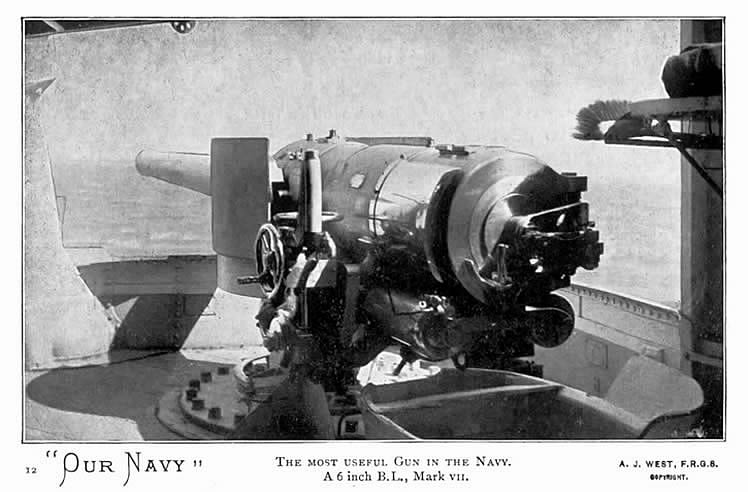 "Our Navy" - The most useful in the Navy - A 6 inch B.L., Mark VII.