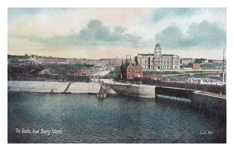 The Docks from Barry Island.