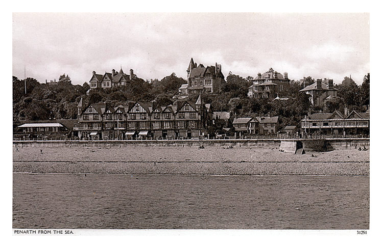 Penarth from the Sea,