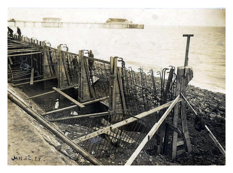 1927 - Widening of the Esplanade, Penarth .