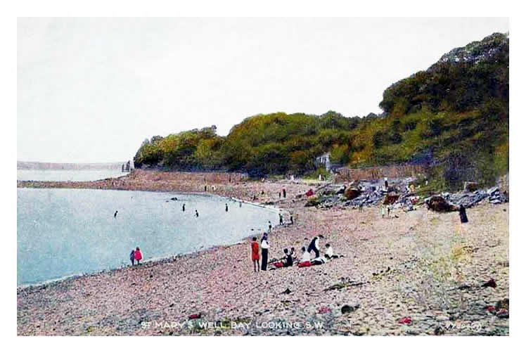 1930's -&nbsp;St Mary's Well Bay Looking South West.