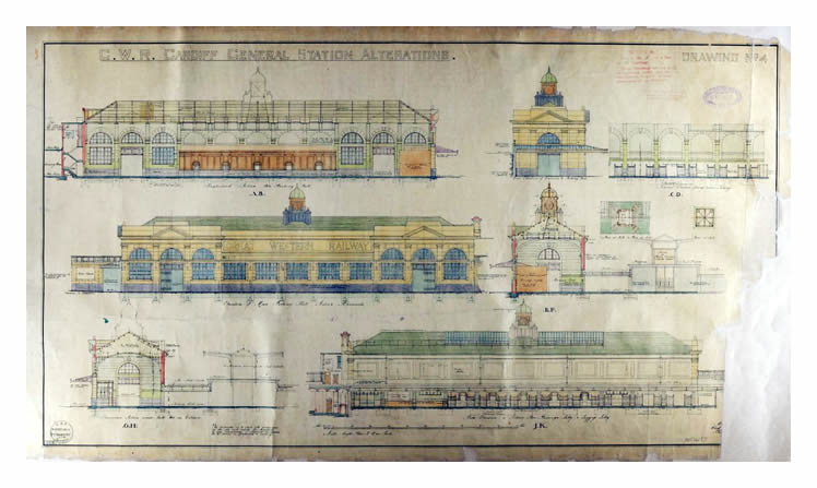 1933 - G.W.R. Cardiff General Station Alterations.