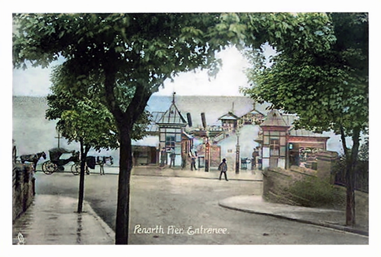 Penarth Pier Entrance.