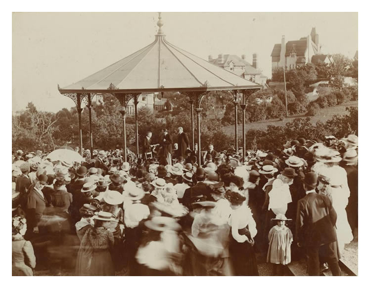 Alexander Park, Bandstand, Penarth.