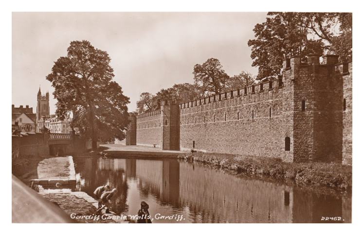 Cardiff Castle Walls, Cardiff.