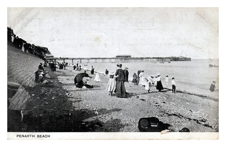 c.1905 - Penarth Beach.