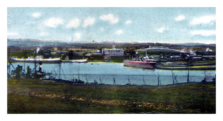 Barry docks - General View of the Docks.