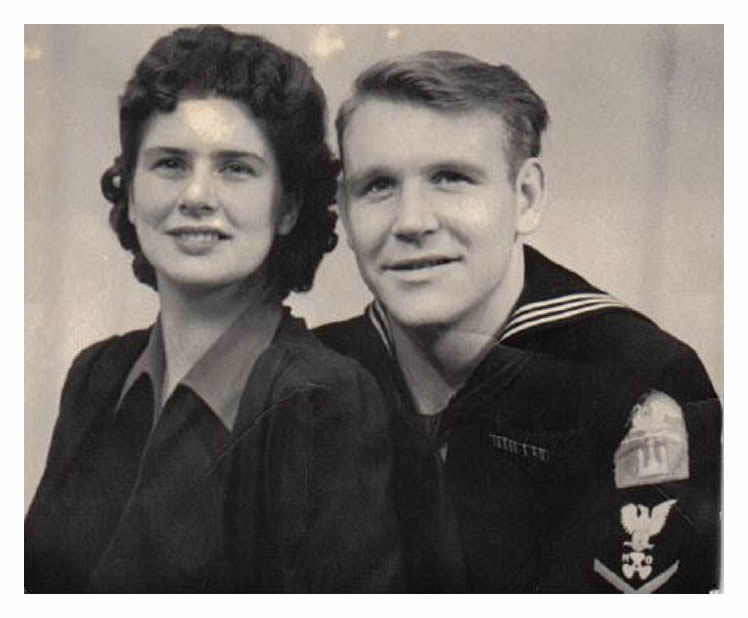 1944 - Frances and Roy.