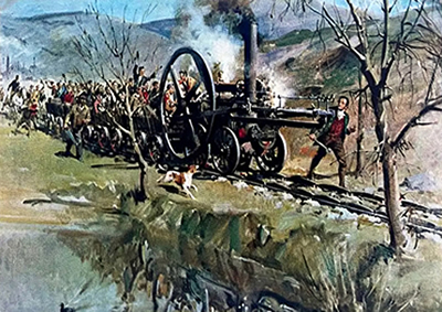 Trevithick's Tramroad Locomotive.