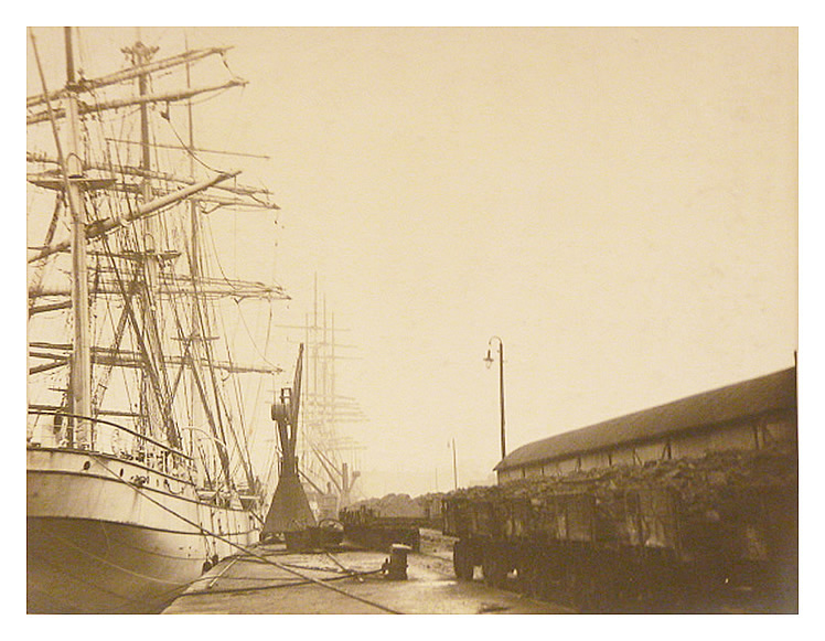 24th December 1896 - Penarth Dock - north-western quay.