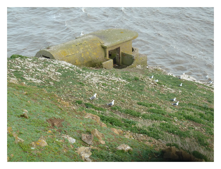 South Battery - A WWII concrete, dual-purpose, gun emplacement intended for anti-aircraft defence and low level fire against hostile maritime incursions.