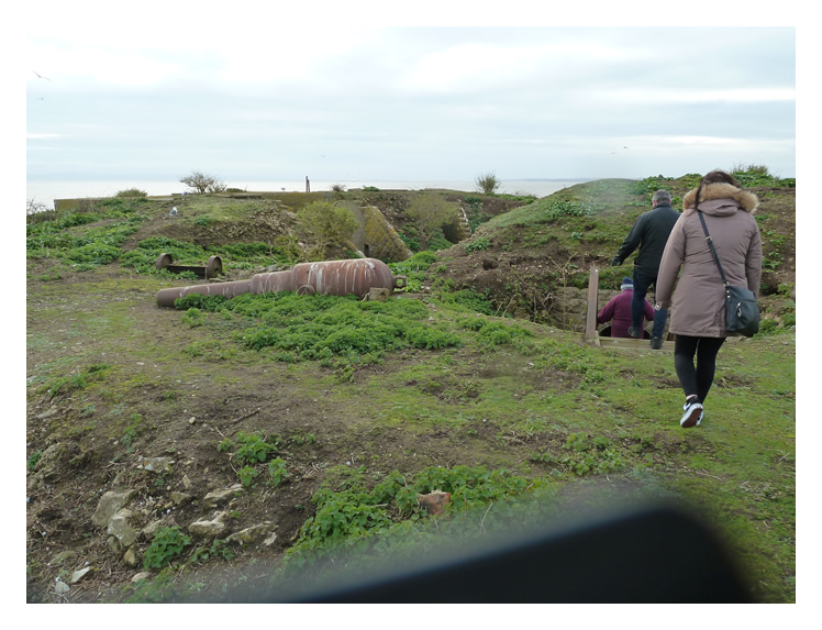 Exploring the Moncrief Pits of Lighthouse Battery.