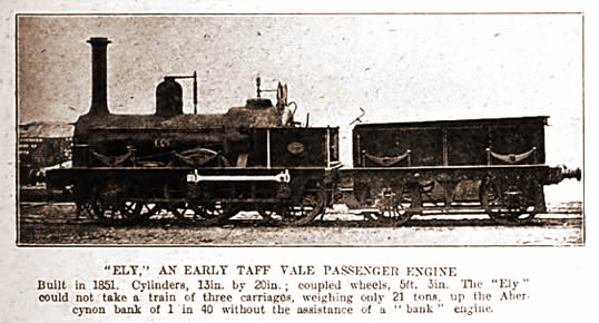 "Ely" - and early Taff Vale Passenger Engine.