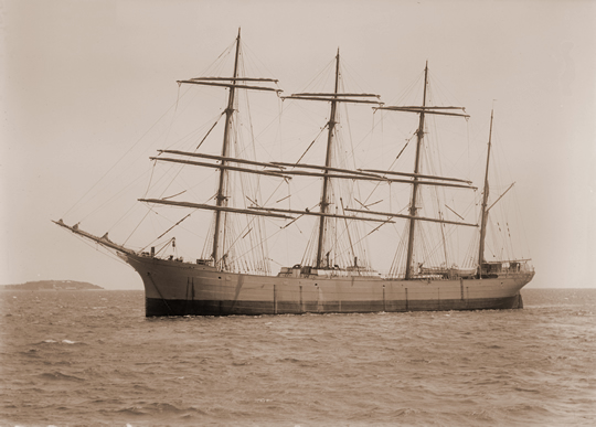 The 'Lawhill' was a steel hulled, four-masted barque, launched at the Caledon Yard of W. B. Thompson & Company Limited at Dundee during August 1892.