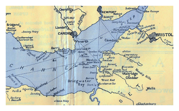 1934 - The Bristol Channel District as published within the Guide.
