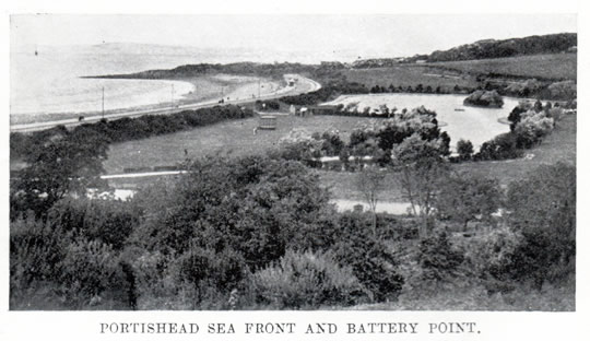 Portishead Sea Front and Battery Point.