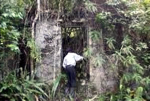 Ruins at Ashley Hall c.2009.