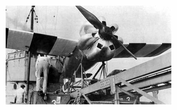 1927 - RAE Larynx UAV Missile - Launched from H.M.S. Stonghold off Steep Holm - The First Cruise Missile! 